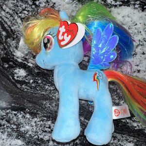 TY MY LITTLE PONY Friendship is Magic RAINBOW DASH 7" Plush STUFFED With Tag